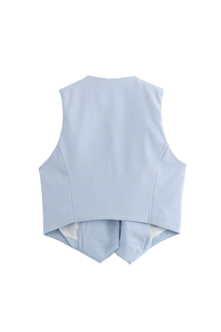 Classic Buttoned Waistcoat Vest