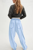 Relaxed Fit Denim Trousers