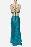 Elegant Cutout Evening Gown