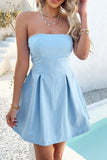 Strapless A-Line Evening Dress