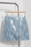 Sequin Sparkle Mini Skirt