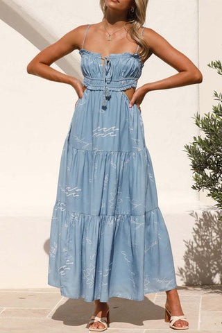 Strappy Cutout Maxi Dress