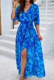 Floral Wrap Maxi Dress
