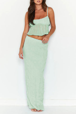 Textured Knit Two Piece Set