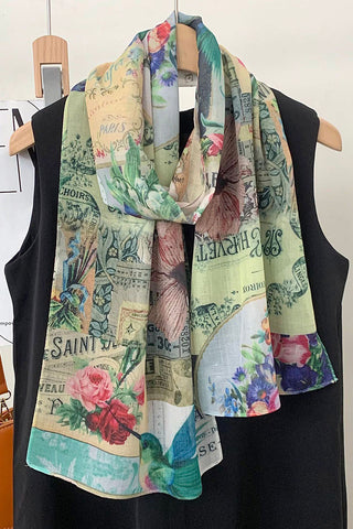 Paisley Print Fashion Scarf