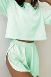 Striped Casual Two-Piece Set