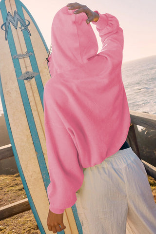 Half-Zip Hoodie with Kangaroo Pocket