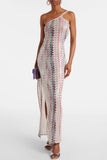 One-Shoulder Casual Maxi Dress
