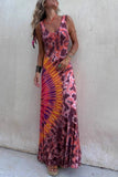 Tie-Dye Sleeveless Maxi Dress