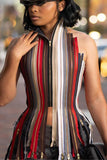 Strappy Fringe Sleeveless Top