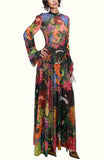 Floral Long-Sleeve Skirt Set