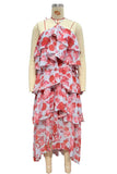 Layered Halter Maxi Dress