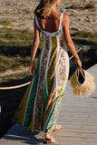 Vintage Floral Maxi Dress