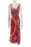 Tie-Dye Sleeveless Maxi Dress