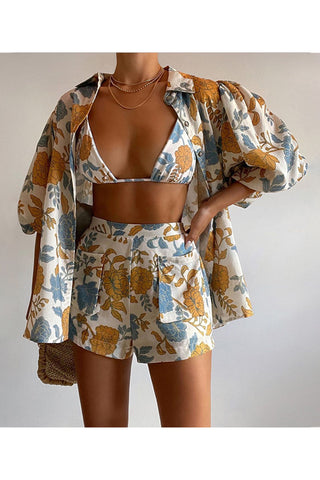 Floral Three-Piece Set