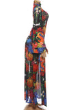 Floral Long-Sleeve Skirt Set