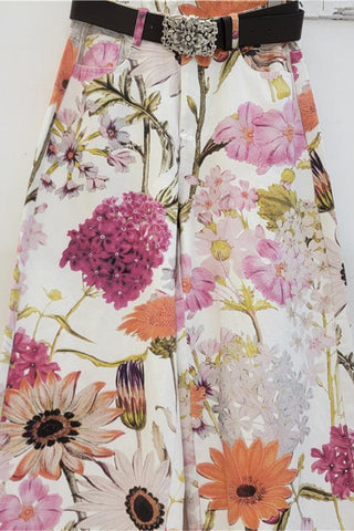 Floral Straight Leg Jeans