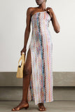 One-Shoulder Casual Maxi Dress