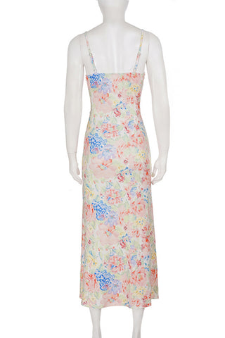 Floral Spaghetti Strap Casual Dress
