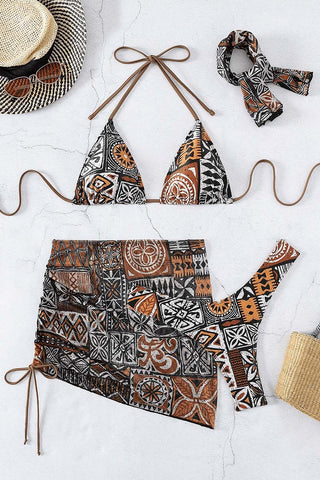 Stylish Bikini Set with Matching Cover-up