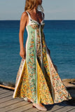 Vintage Floral Maxi Dress