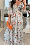 Floral Maxi Casual Dress