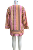 Bohemian Striped Shorts and Top Set