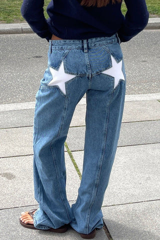 Star-Accent Casual Pants