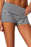 High-Waist Foldover Casual Shorts