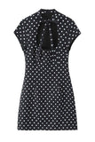 Bow-Tie Cutout Evening Dress