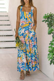 Sleeveless Floral Maxi Dress