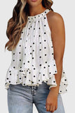 Sleeveless Ruffle Tank Top