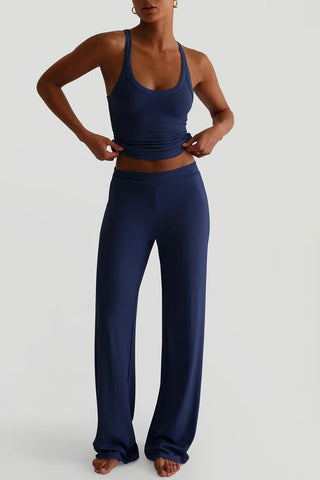 Ribbed Tank and Pants Set