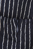 Striped Peplum Tank Top