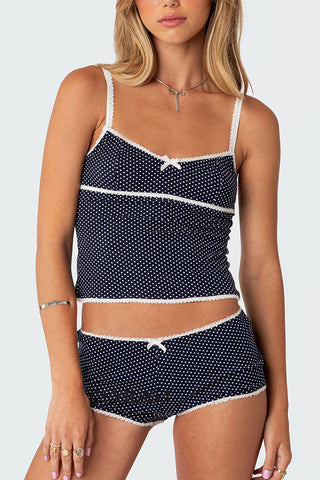 Polka Dot Casual Lounge Set