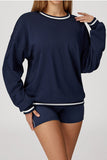 Crew Neck Long Sleeve Active Top