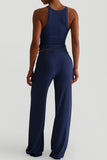 Ribbed Tank and Pants Set