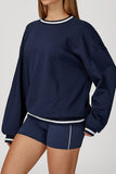 Crew Neck Long Sleeve Active Top