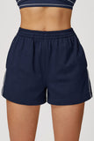 Elastic Waistband Athletic Shorts