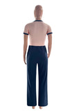 Crop Top and Wide-Leg Pants Set
