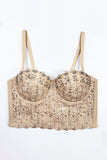Embellished Bustier Tank Top