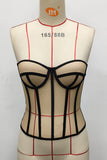 Strapless Corset Tank Top