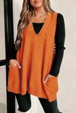 V-Neck Sweater Vest with Pockets