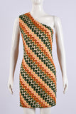 One-Shoulder Mini Casual Dress