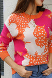 Patterned Knit Sweater