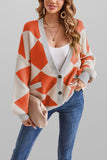 Geometric Patterned Cardigan