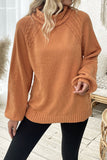 Turtleneck Cable Knit Sweater