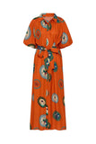 Shirt Dress with Graphic Button Front