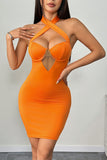 Halter Cutout Summer Sundress