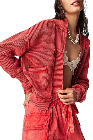 Open-Front Cozy Knit Cardigan